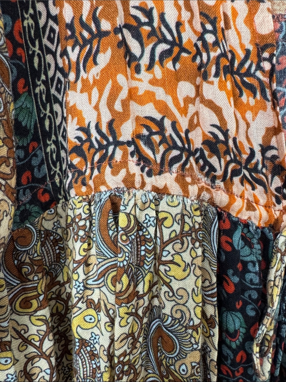 Free People Bombay Mixed Print Kimono - Picture 7 of 16